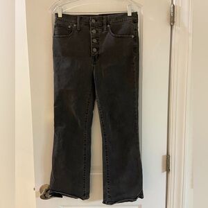 Madewell Women's Charcoal Boot Cut Jeans